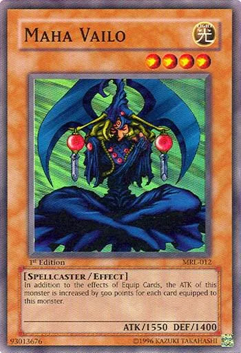 Maha Vailo MRL-012 Unlimited Yu-Gi-Oh card from Magic Ruler