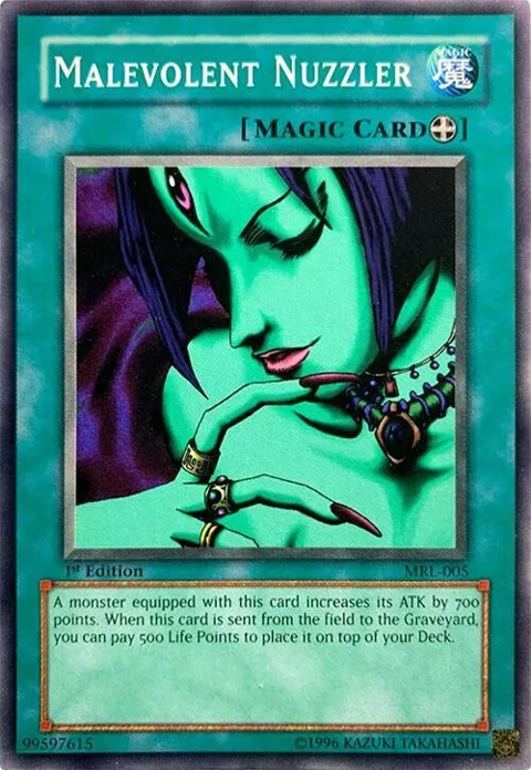 Malevolent Nuzzler MRL-005 Unlimited Yu-Gi-Oh card from Magic Ruler