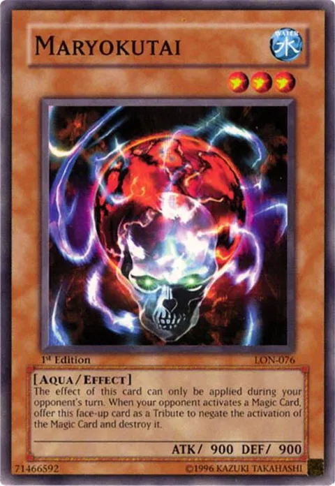Maryokutai LON-076 Unlimited Yu-Gi-Oh card from Labyrinth of Nightmare