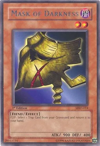 Mask of Darkness MRD-014 1st Edition Yu-Gi-Oh card from Metal Raiders
