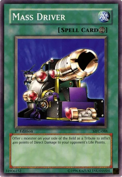 Mass Driver MFC-088 Unlimited Yu-Gi-Oh card from Magician's Force