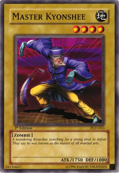 Master Kyonshee PGD-053 1st Edition Yu-Gi-Oh card from Pharaonic Guardian