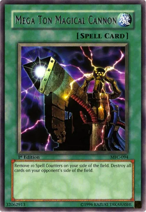 Mega Ton Magical Cannon MFC-094 1st Edition Yu-Gi-Oh card from Magician's Force