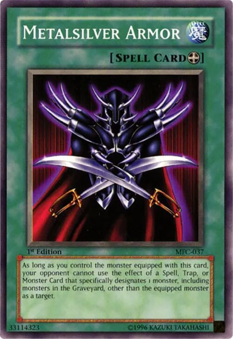 Metalsilver Armor MFC-037 1st Edition Yu-Gi-Oh card from Magician's Force