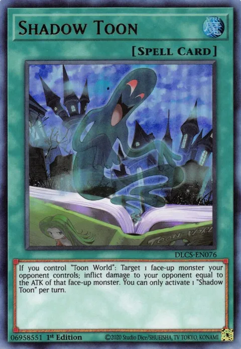 Shadow Toon Purple DLCS-EN076 Yu-Gi-Oh card from Dragons of Legend: The Complete Series