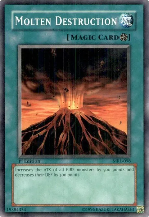 Molten Destruction MRL-098 1st Edition Yu-Gi-Oh card from Magic Ruler