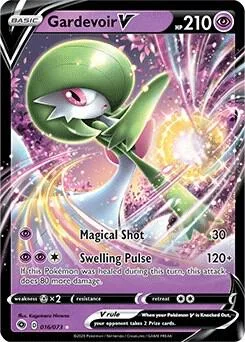 Gardevoir V #16/73 Holofoil Pokémon card from Champion's Path