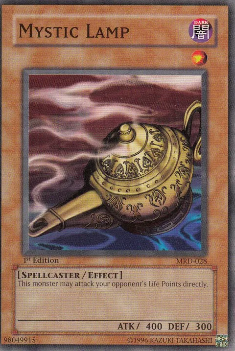 Mystic Lamp MRD-028 1st Edition Yu-Gi-Oh card from Metal Raiders
