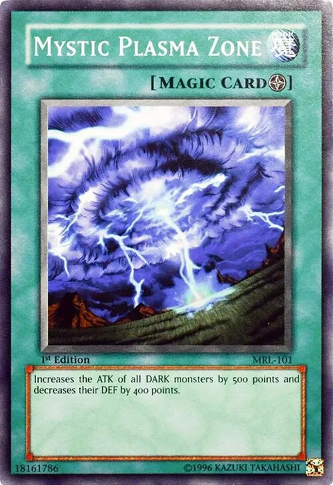 Mystic Plasma Zone MRL-101 Unlimited Yu-Gi-Oh card from Magic Ruler