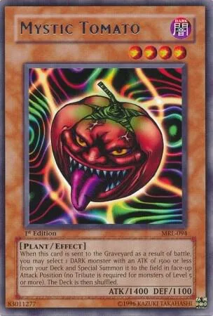 Mystic Tomato MRL-094 Unlimited Yu-Gi-Oh card from Magic Ruler