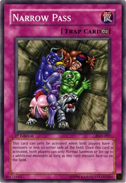 Narrow Pass PGD-097 Unlimited Yu-Gi-Oh card from Pharaonic Guardian