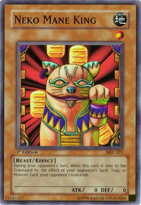 Neko Mane King MFC-021 Unlimited Yu-Gi-Oh card from Magician's Force