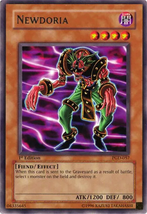 Newdoria PGD-057 1st Edition Yu-Gi-Oh card from Pharaonic Guardian