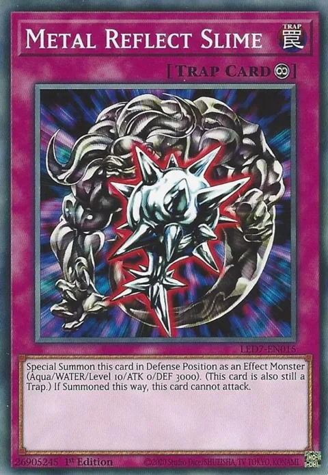 Metal Reflect Slime LED7-EN015 Yu-Gi-Oh card from Legendary Duelists: Rage of Ra