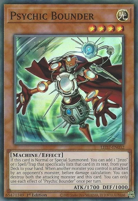 Psychic Bounder LED7-EN032 Unlimited Yu-Gi-Oh card from Legendary Duelists: Rage of Ra
