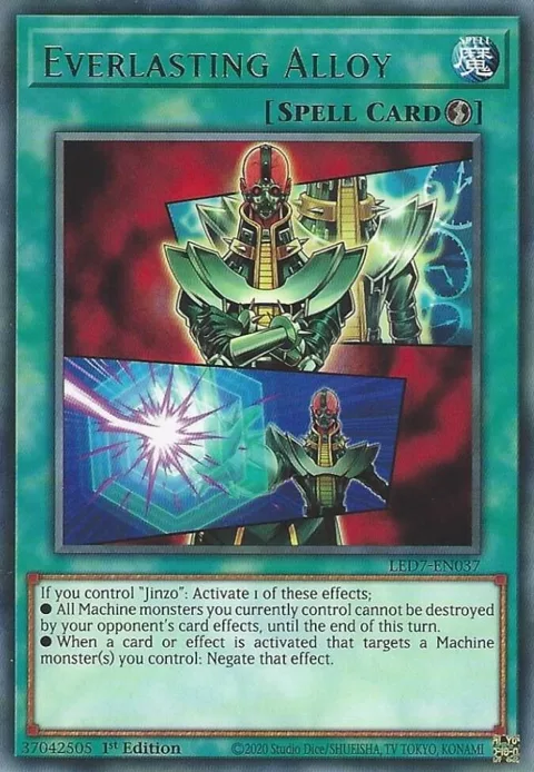 Everlasting Alloy LED7-EN037 Yu-Gi-Oh card from Legendary Duelists: Rage of Ra