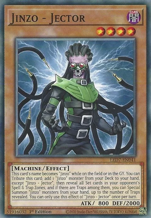 Jinzo - Jector LED7-EN041 Yu-Gi-Oh card from Legendary Duelists: Rage of Ra