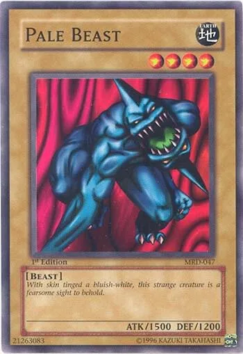 Pale Beast MRD-047 Yu-Gi-Oh card from Metal Raiders