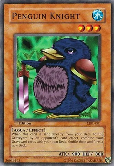 Penguin Knight MRL-001 Unlimited Yu-Gi-Oh card from Magic Ruler