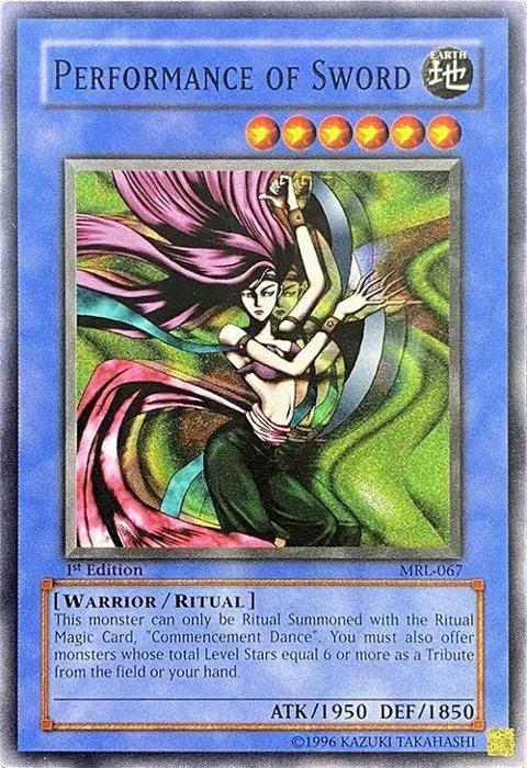Performance of Sword MRL-067 Unlimited Yu-Gi-Oh card from Magic Ruler