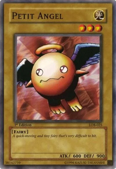 Petit Angel LOB-025 Unlimited Yu-Gi-Oh card from The Legend of Blue Eyes White Dragon