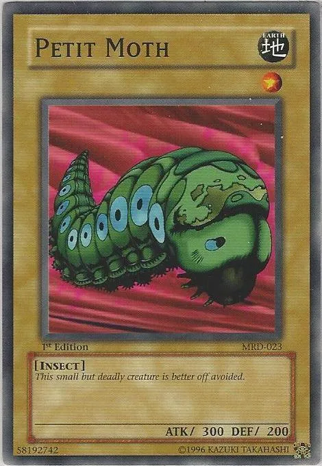 Petit Moth MRD-023 1st Edition Yu-Gi-Oh card from Metal Raiders