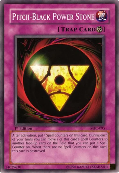 Pitch-Black Power Stone MFC-095 1st Edition Yu-Gi-Oh card from Magician's Force