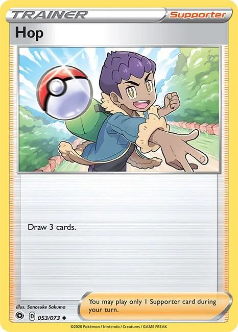 Hop #53/73 Pokémon card from Champion's Path