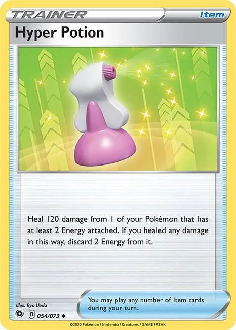 Hyper Potion #54/73 Reverse Holofoil Pokémon card from Champion's Path