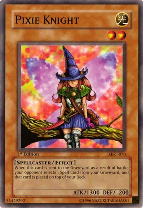 Pixie Knight MFC-070 1st Edition Yu-Gi-Oh card from Magician's Force