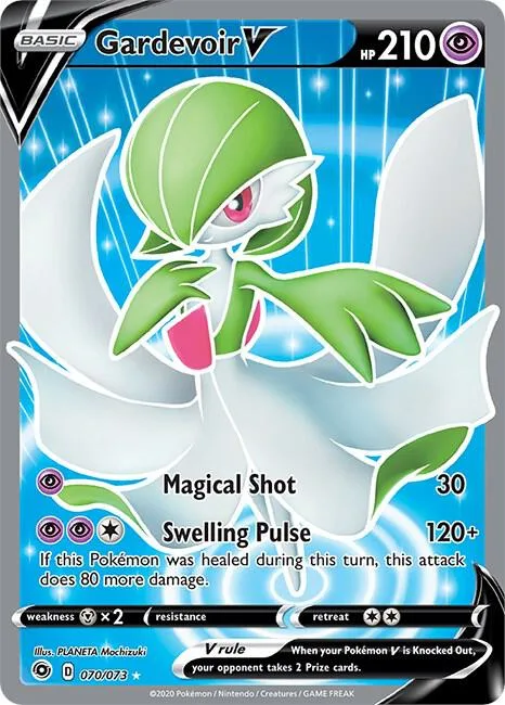 Gardevoir V Full Art #70/73 Holofoil Pokémon card from Champion's Path