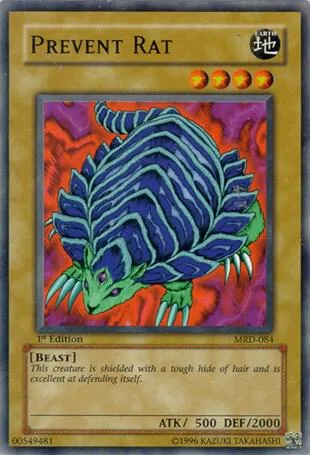 Prevent Rat MRD-084 1st Edition Yu-Gi-Oh card from Metal Raiders