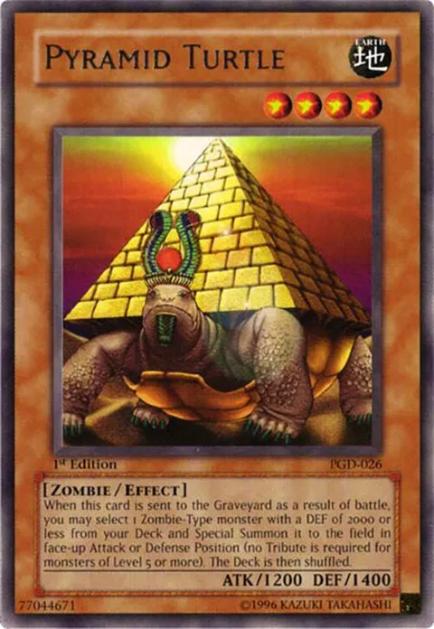 Pyramid Turtle PGD-026 Unlimited Yu-Gi-Oh card from Pharaonic Guardian