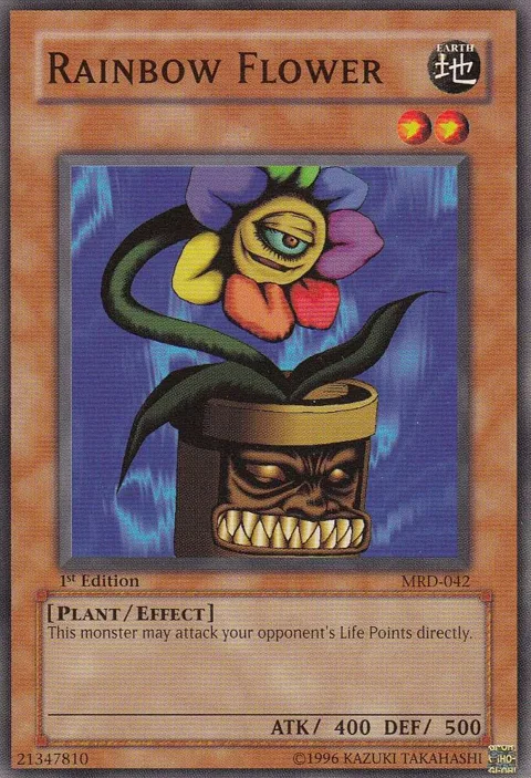 Rainbow Flower MRD-042 1st Edition Yu-Gi-Oh card from Metal Raiders