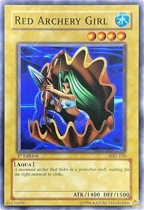 Red Archery Girl MRL-030 1st Edition Yu-Gi-Oh card from Magic Ruler