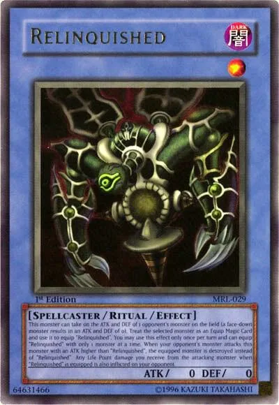 Relinquished MRL-029 Unlimited Yu-Gi-Oh card from Magic Ruler