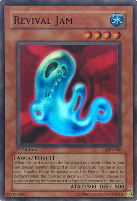 Revival Jam LON-006 1st Edition Yu-Gi-Oh card from Labyrinth of Nightmare