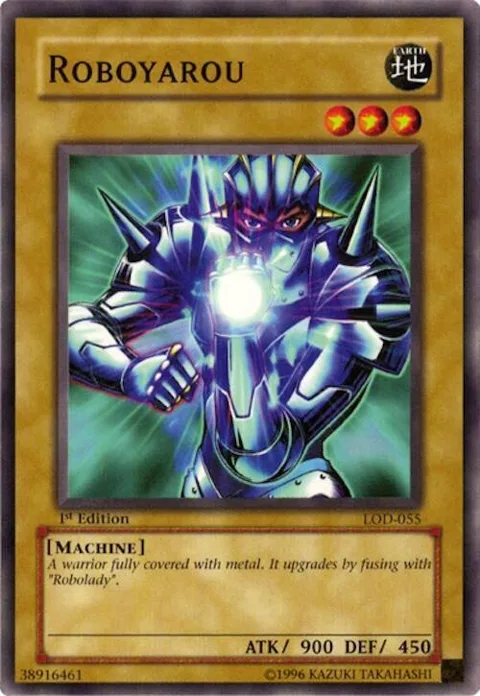 Roboyarou LOD-055 Unlimited Yu-Gi-Oh card from Legacy of Darkness