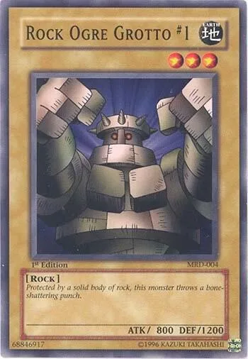 Rock Ogre Grotto #1 MRD-004 Unlimited Yu-Gi-Oh card from Metal Raiders