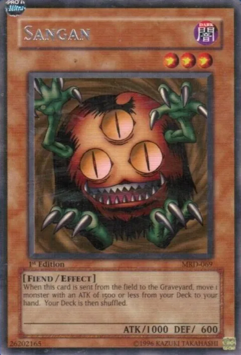 Sangan MRD-069 Unlimited Yu-Gi-Oh card from Metal Raiders