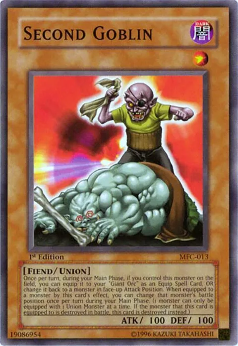 Second Goblin MFC-013 Yu-Gi-Oh card from Magician's Force