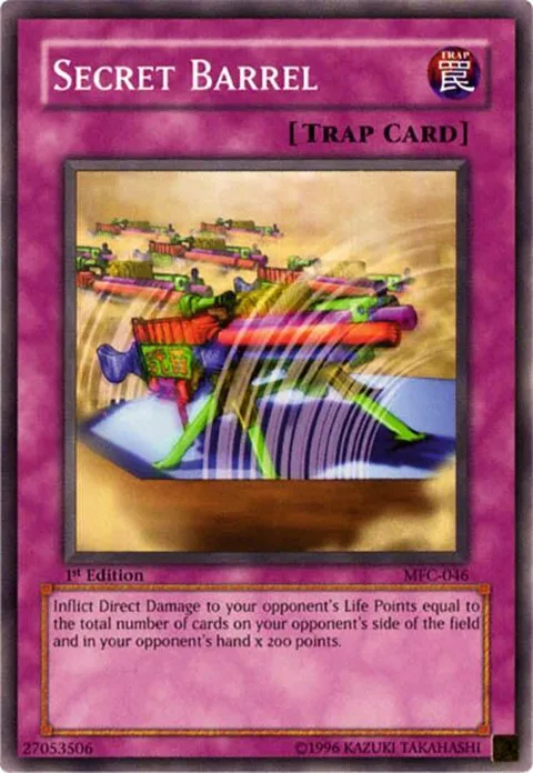 Secret Barrel MFC-046 Unlimited Yu-Gi-Oh card from Magician's Force