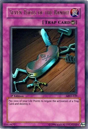Seven Tools of the Bandit MRD-129 Unlimited Yu-Gi-Oh card from Metal Raiders