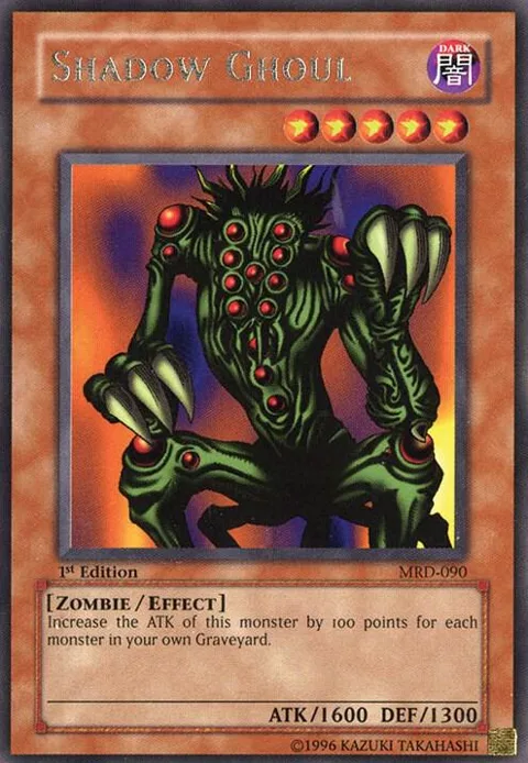 Shadow Ghoul MRD-090 1st Edition Yu-Gi-Oh card from Metal Raiders