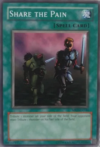 Share the Pain MRD-140 1st Edition Yu-Gi-Oh card from Metal Raiders
