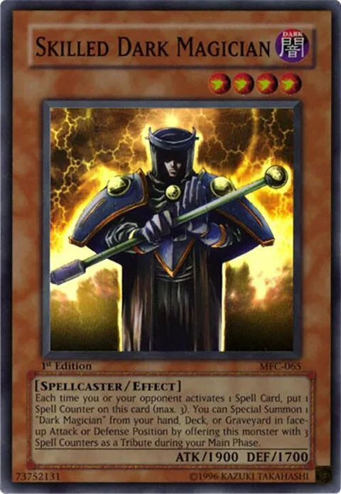 Skilled Dark Magician MFC-065 Unlimited Yu-Gi-Oh card from Magician's Force