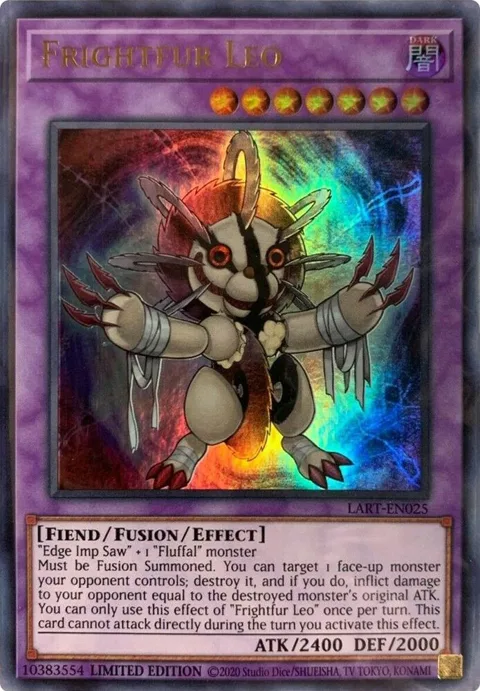 Frightfur Leo LART-EN025 Yu-Gi-Oh card from The Lost Art Promotion