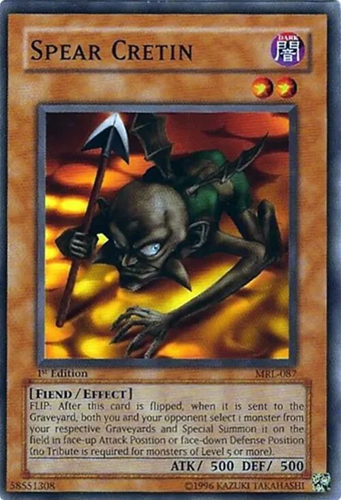 Spear Cretin MRL-087 Yu-Gi-Oh card from Magic Ruler