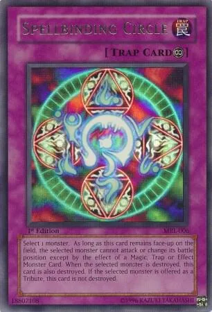 Spellbinding Circle MRL-006 1st Edition Yu-Gi-Oh card from Magic Ruler