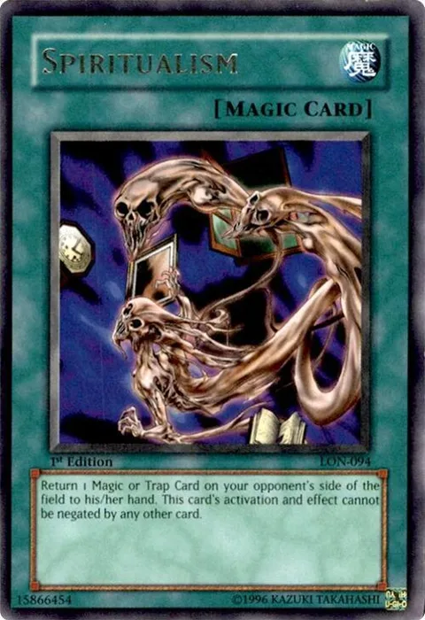 Spiritualism LON-094 1st Edition Yu-Gi-Oh card from Labyrinth of Nightmare